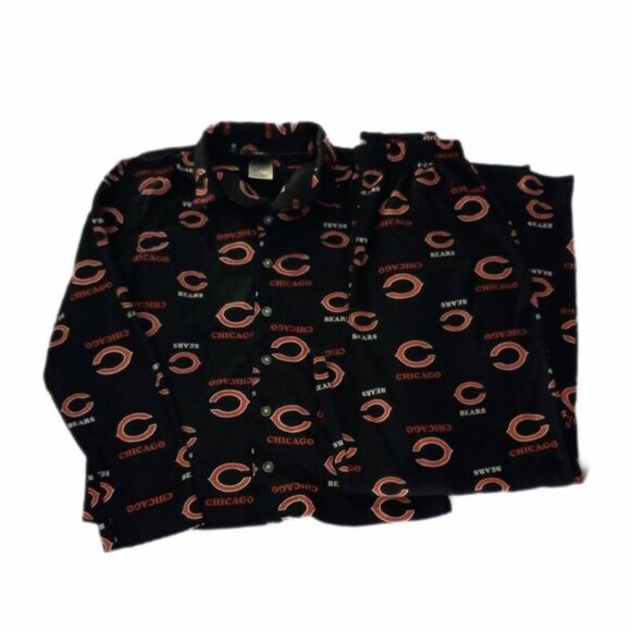 NFL Team Chicago Bears 2pc Pajama Set sz L 12/14 Boys - Picture 1 of 5
